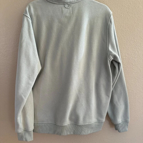 Melrose Place Light Green Montana Quarter Zip Sweatshirt Size Large - Picture 2 of 7